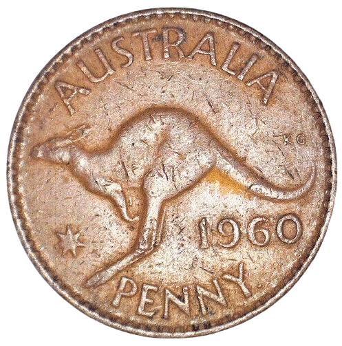 1960 Australian Penny - Very Good