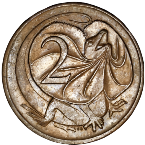 1972 Australian 2 Cent Coin
