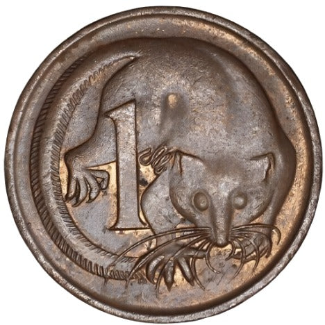 1974 Australian 1 Cent Coin - Loose Change Coins
