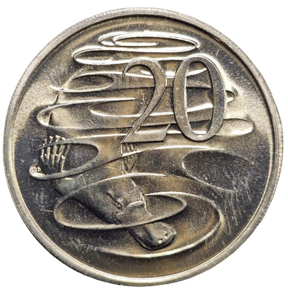 1984 Australian 20 Cent Coin - Uncirculated