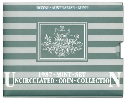 1987 Royal Australian Mint Uncirculated Coin Set - Loose Change Coins