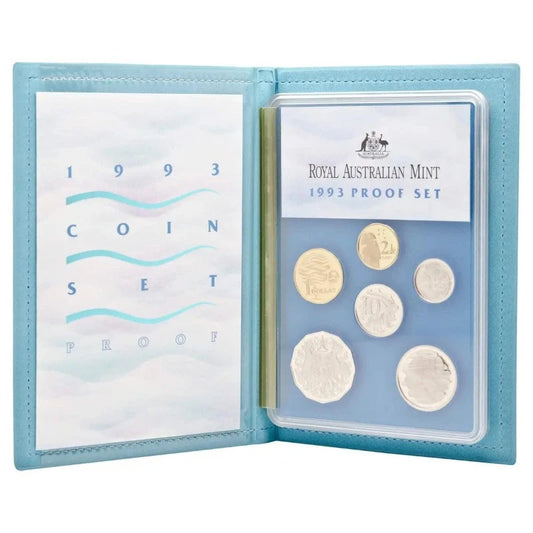 1993 Royal Australian Mint Proof Coin Set - Landcare Water is Life - Loose Change Coins