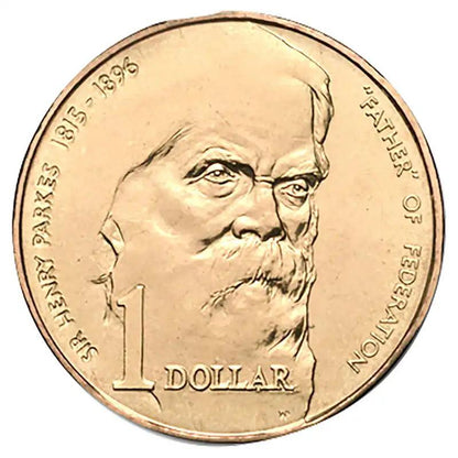 1996 Sir Henry Parkes $1 Al-Br Coin Pack - Loose Change Coins