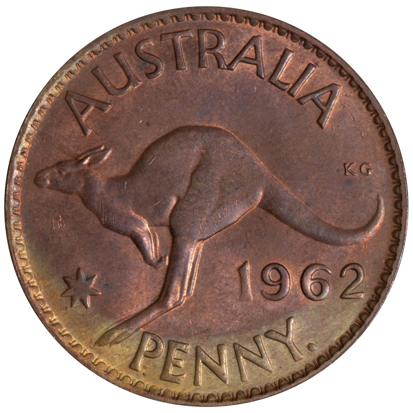 1962 Y. Australian Penny - About Uncirculated