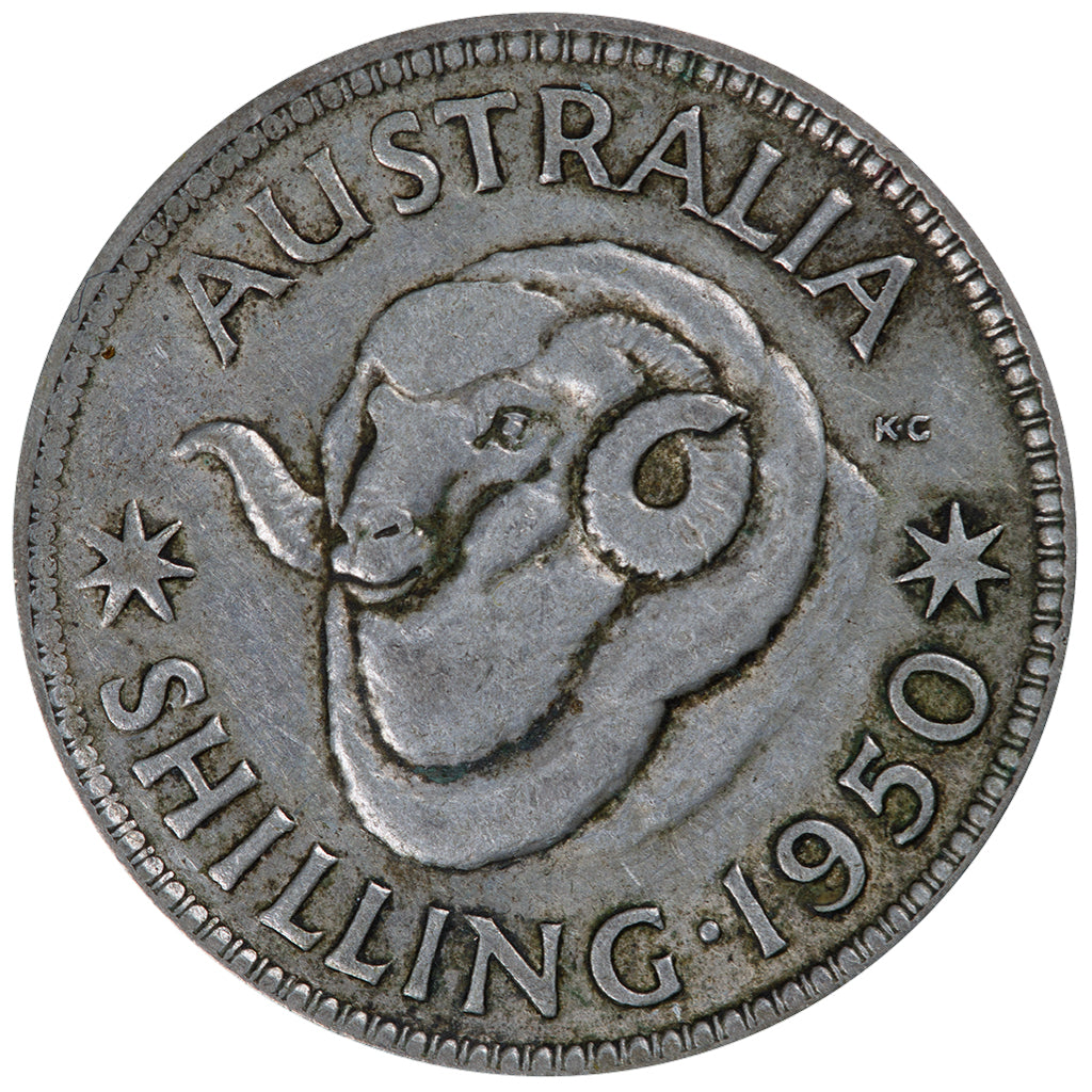 1950 Australian Shilling - Very Good