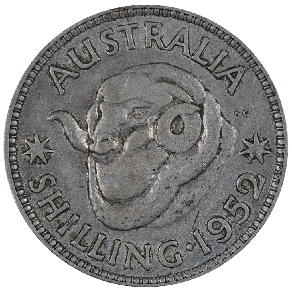 1952 Australian Shilling - Very Good