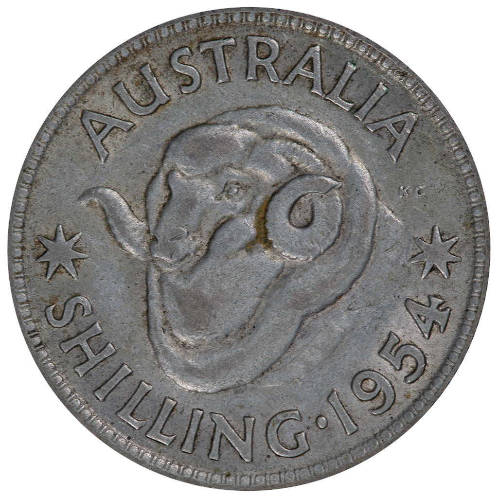 1954 Australian Shilling - Very Good