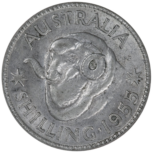 1955 Australian Shilling - Very Good