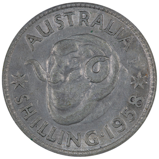 1958 Australian Shilling - Very Good