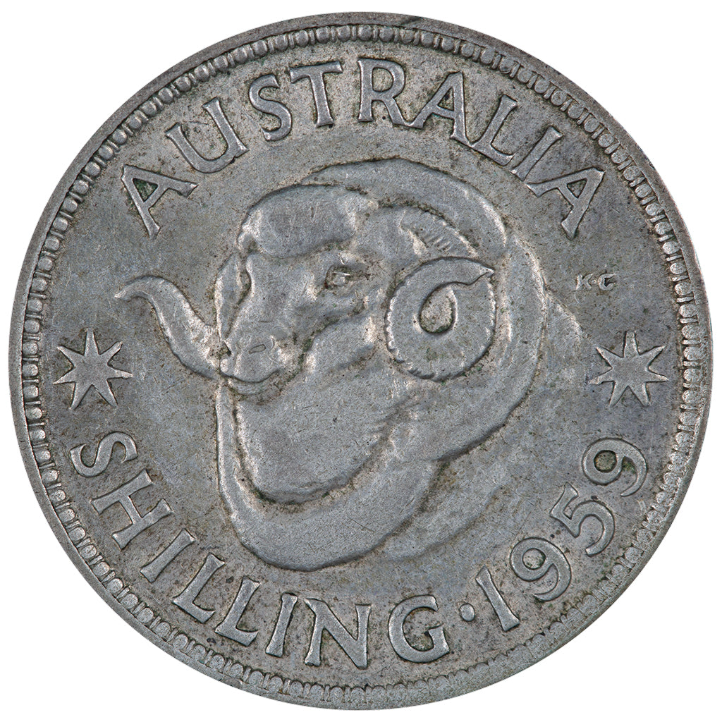 1959 Australian Shilling - Very Good