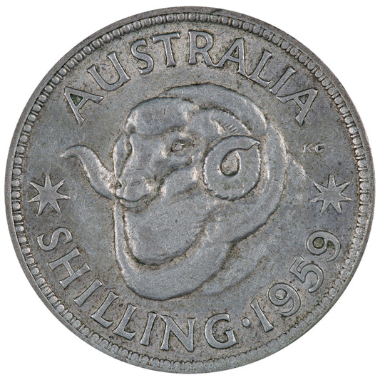 1959 Australian Shilling - Very Good