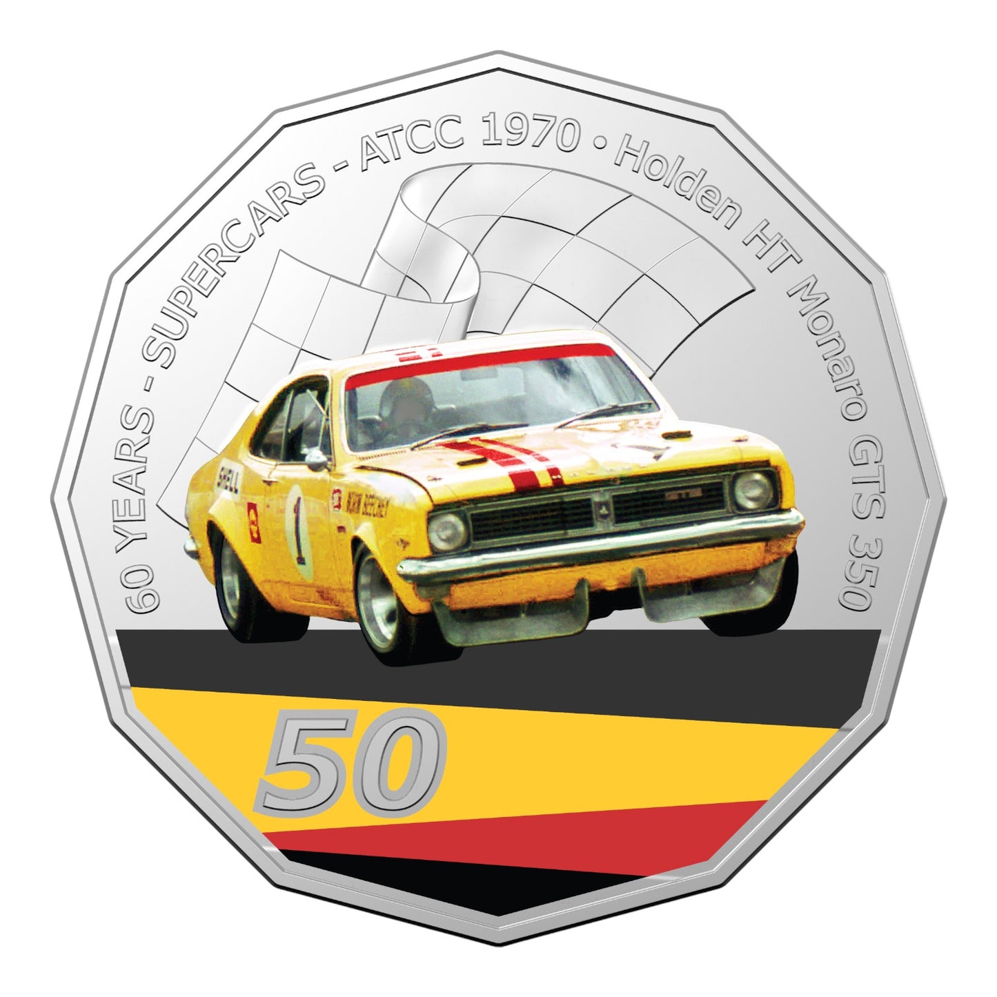 2020 50c - 1970 Holden HT Monaro GTS 350 - 60 Years of Supercars