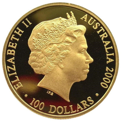 2000 $100 Gold Proof Coin - Sydney Olympics - "Achievement" (Torch)