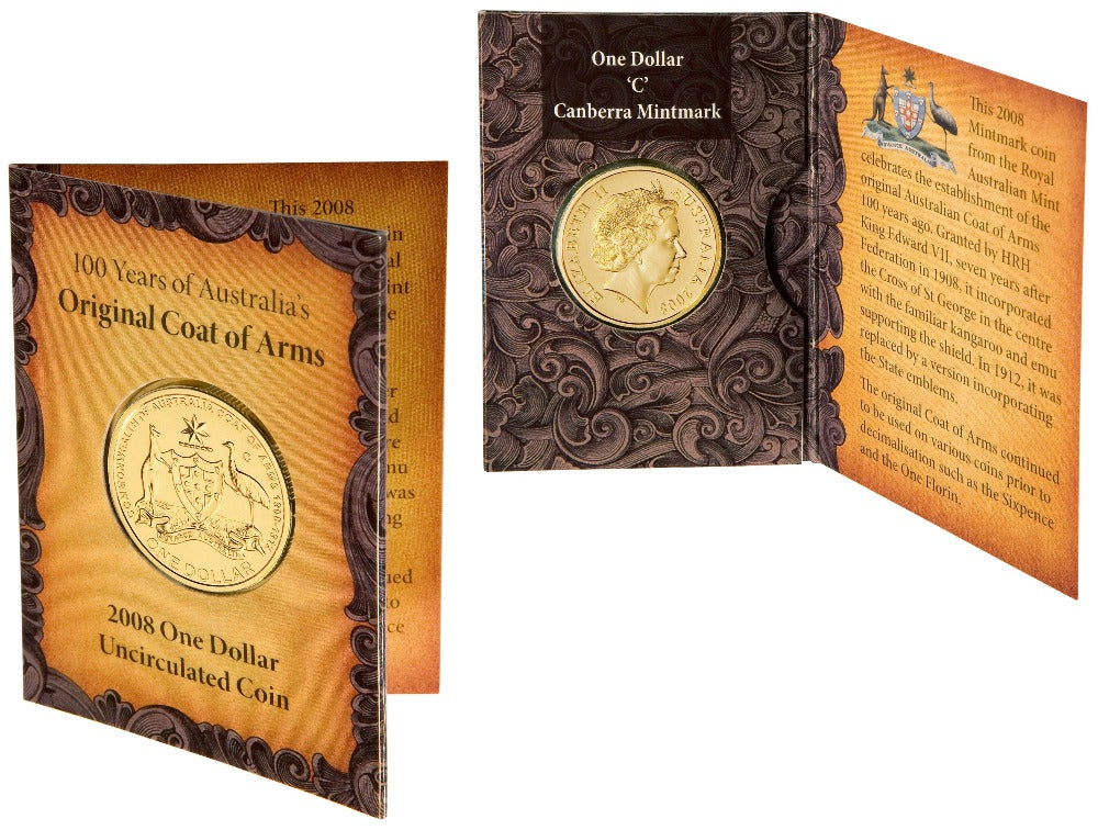 2008 $1 Coin - 100th Anniversary of the Original Coat of Arms