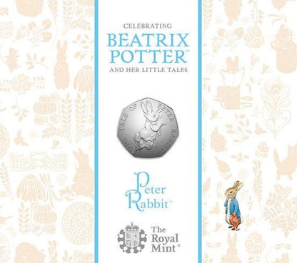 2017 UK 50p Brilliant Uncirculated Coin Set of 4 - Beatrix Potter and Her Little Tales - Loose Change Coins