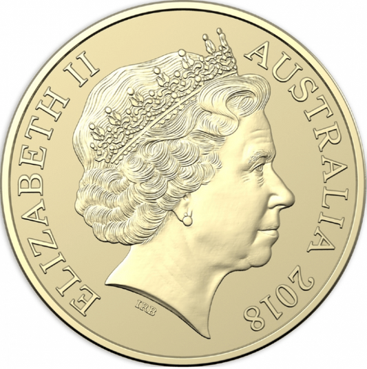 2018 Australian $1 Coin - "Mob of Roos" - Uncirculated from Bank Bag