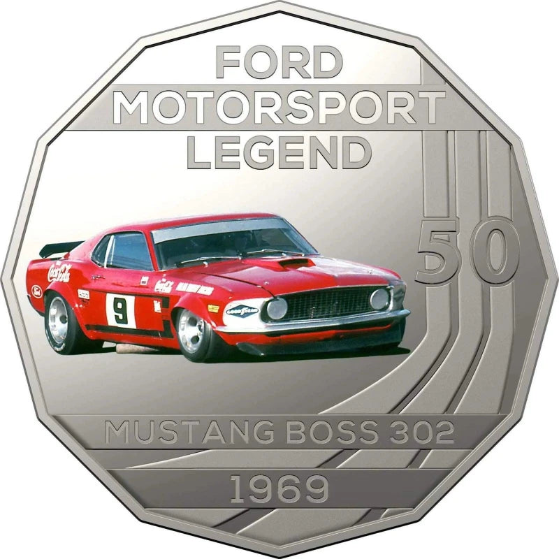 2018 PNC - Ford Motorsport Legends - Ford Mustang Boss 302 1969 - Loose Change Coins