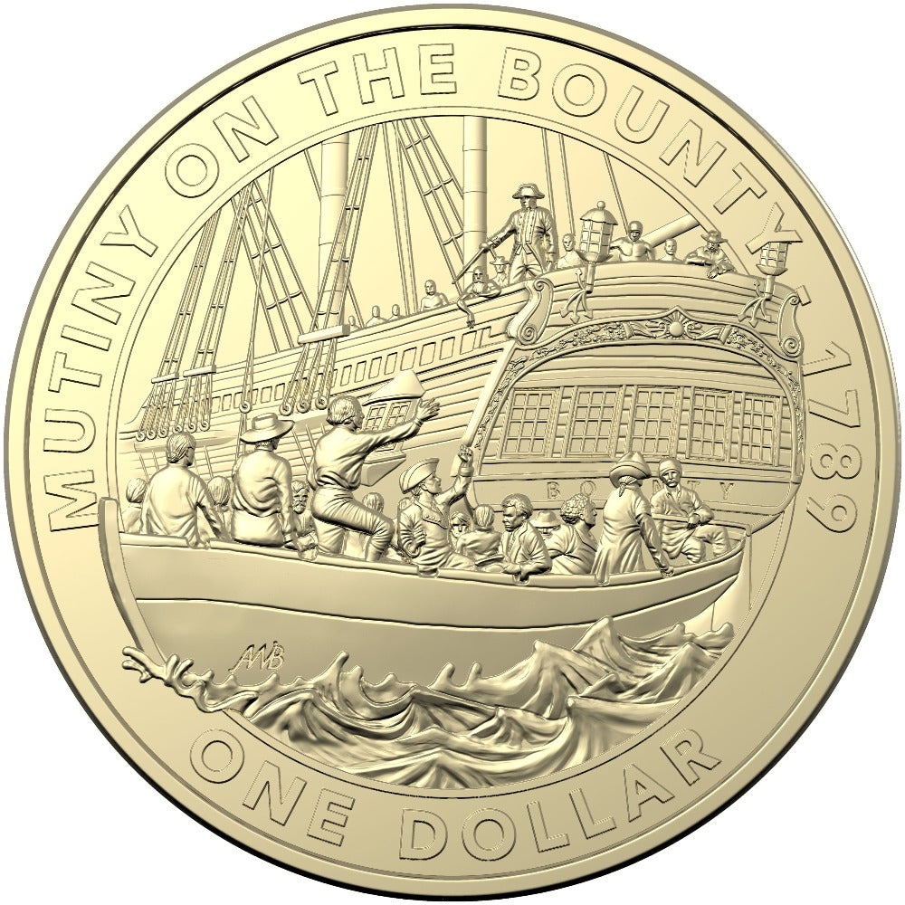 2019 $1 Coin Set - Mutiny and Rebellion 3-Coin Set