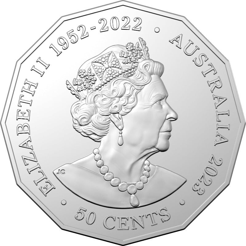 2023 50c Coloured Uncirculated Coin - 60th Anniversary of the Bathurst 1000 - Loose Change Coins