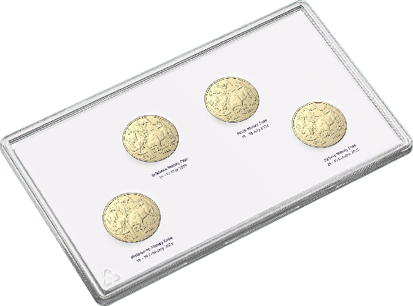2023 $1 Coin Set - ANDA Money Expo - 4 Coin Privy Mark Set