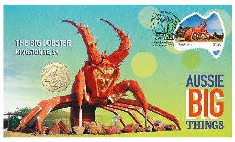 2023 Big Lobster Postal Numismatic Cover - Loose Change Coins