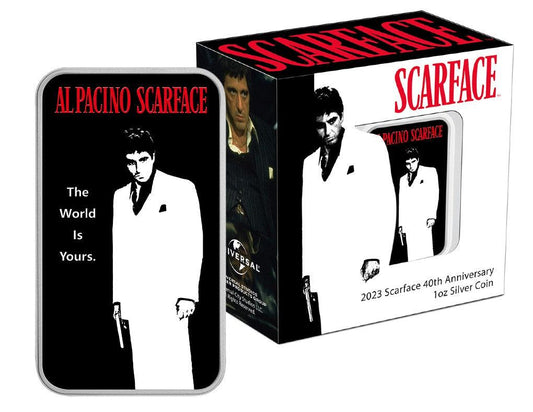 2023 $2 - Scarface 40th Anniversary 1 ounce Silver Coin - Loose Change Coins