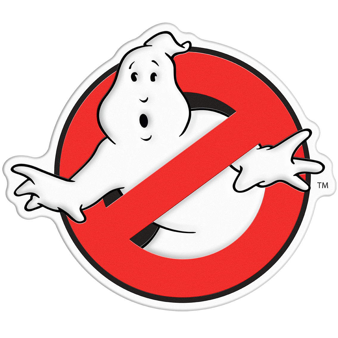 2023 Ghostbusters 2oz Silver Logo Shaped Coin - 40th anniversary of Ghostbusters - Loose Change Coins