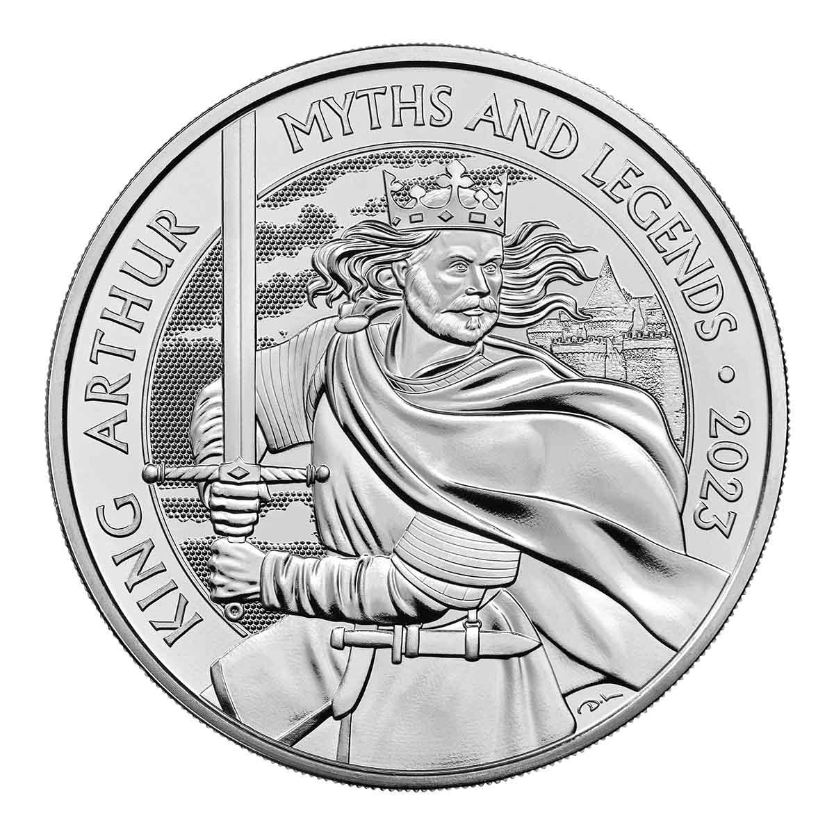 Myths and Legends King Arthur 2023 UK £5 Brilliant Uncirculated Coin - Loose Change Coins