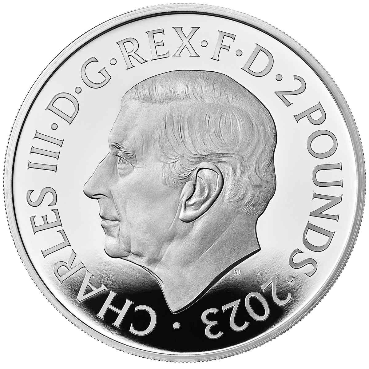 2023 Myths and Legends Merlin UK £2 1oz Silver Proof Coin - Loose Change Coins