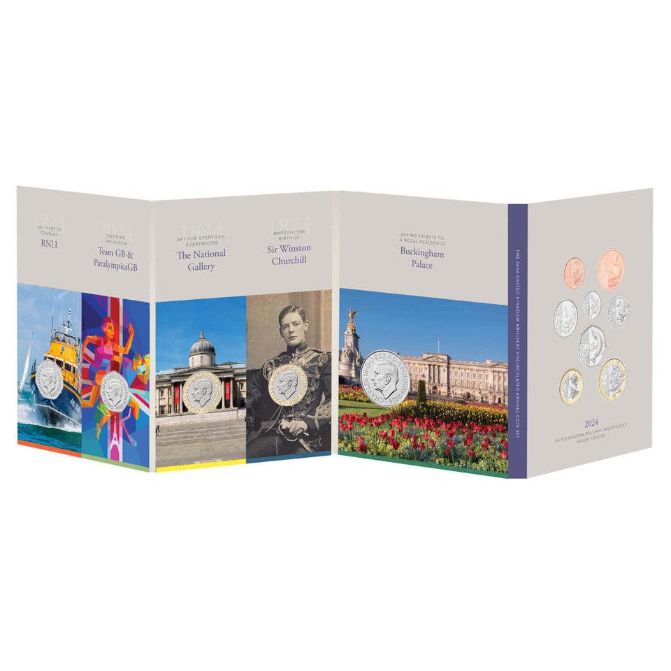 2024 United Kingdom Brilliant Uncirculated Annual Coin Set - Loose Change Coins
