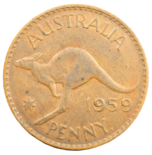1959 (Y.) Australian Penny - Very Good