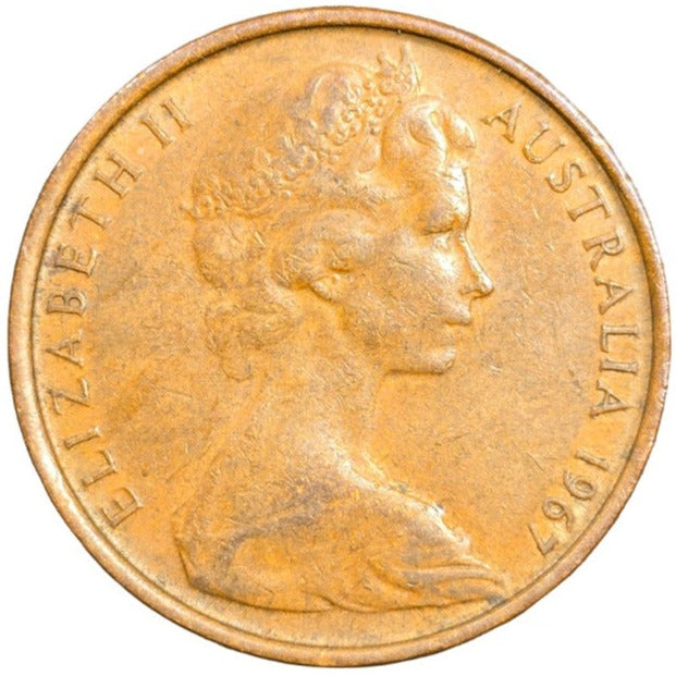 1967 Australian 2 Cent Coin