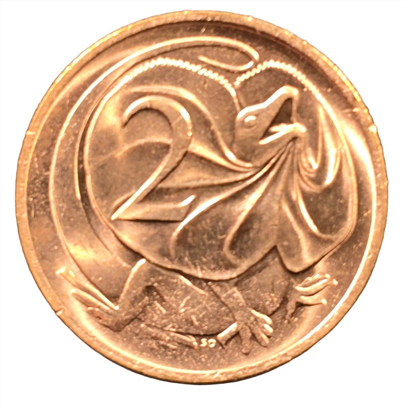 1980 Australian 2 Cent Coin - Uncirculated