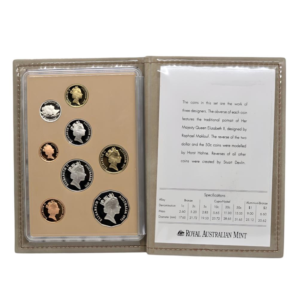 1991 Royal Australian Mint Proof Coin Set - 25th Anniversary of Decimal Currency