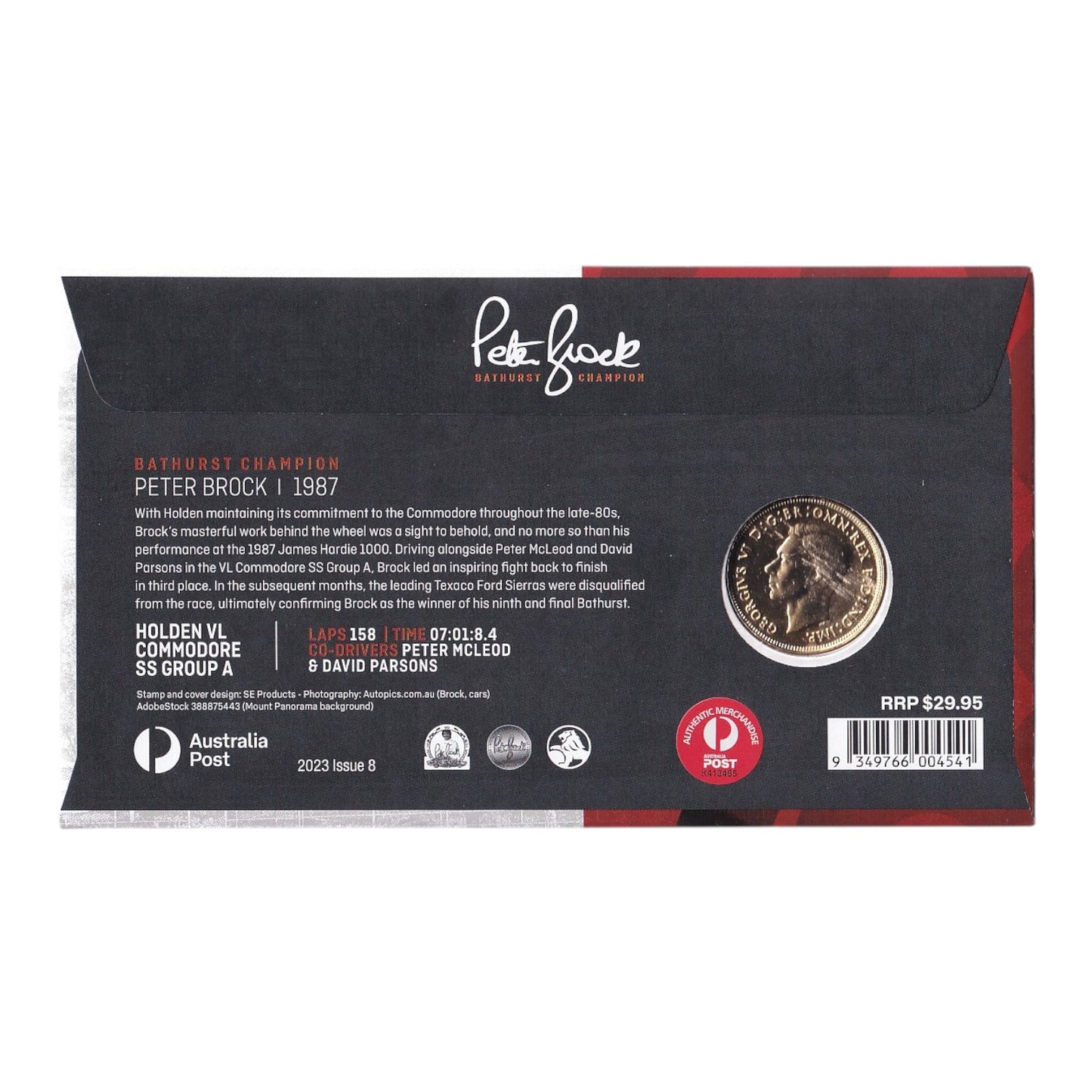 2023 PNC - Peter Brock Bathurst Victories - 1987 Holden VL Commodore SS Group A