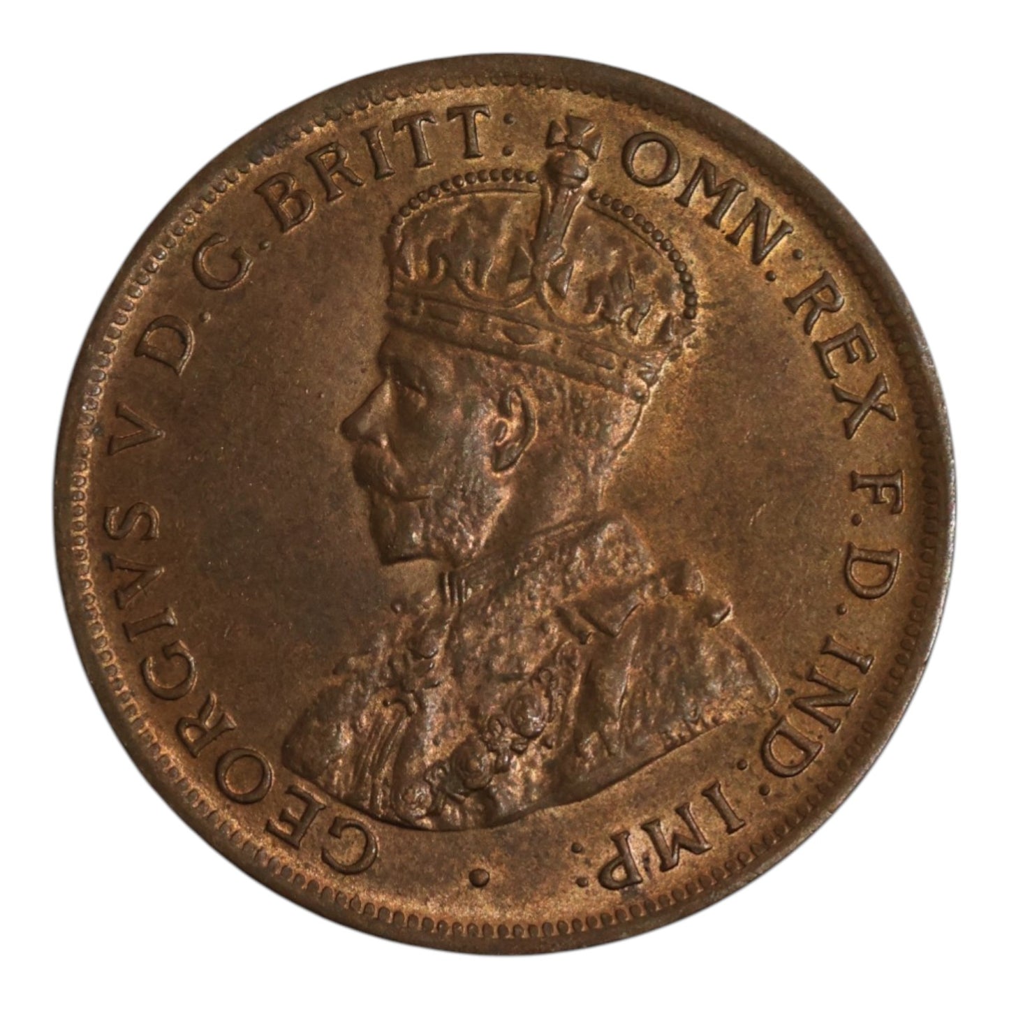1924 Australian Penny - About Uncirculated