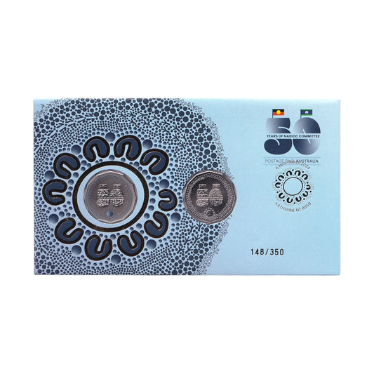 2024 50 Years of NAIDOC Committee Limited-Edition 2-Coin Postal Numismatic Cover
