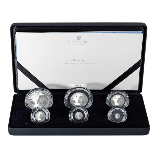 2024 Britannia Six-Coin Silver Proof Set