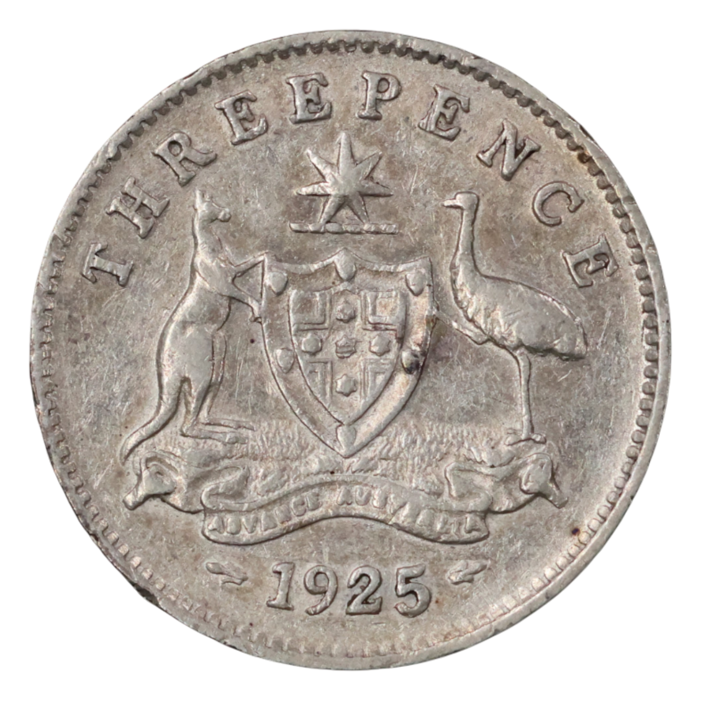 1925 Australian Threepence - Very Good