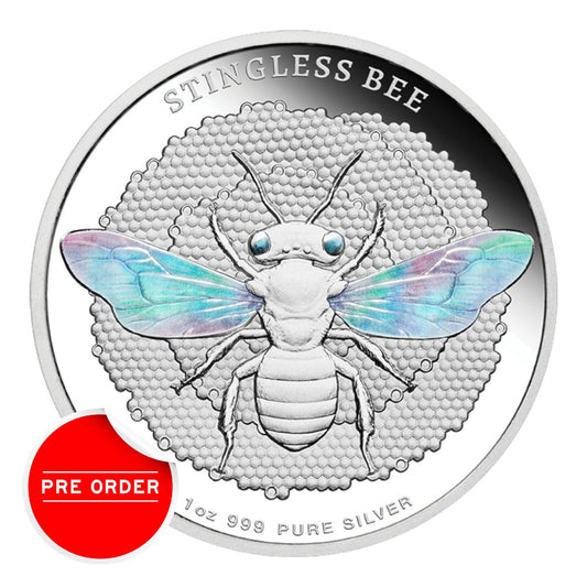 2026 Australian Native Bees - Stingless Bee 1oz Silver Proof Hologram Coin