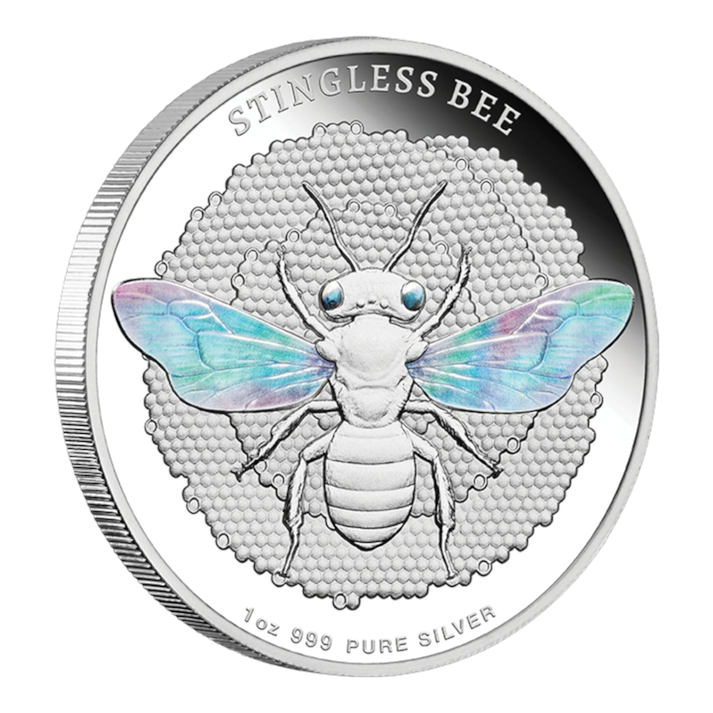 2026 Australian Native Bees - Stingless Bee 1oz Silver Proof Hologram Coin