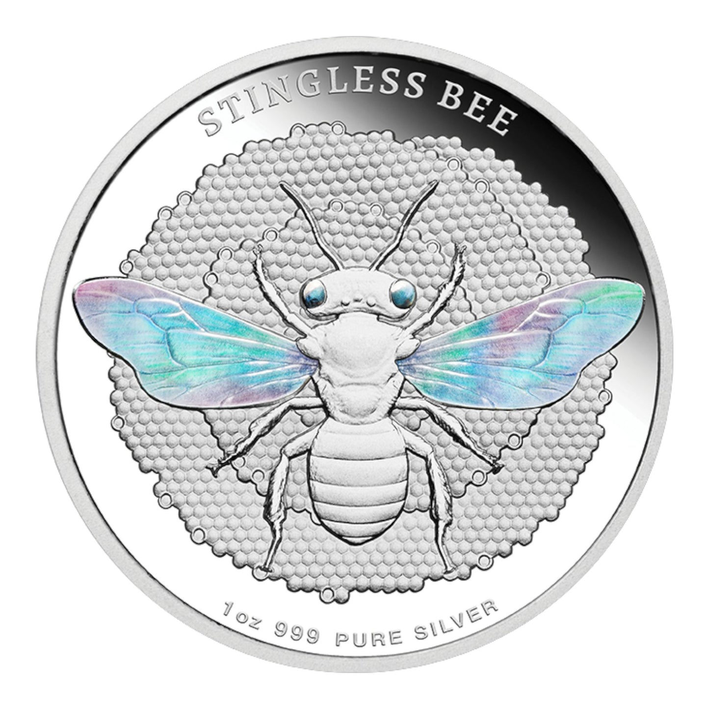 2026 Australian Native Bees - Stingless Bee 1oz Silver Proof Hologram Coin
