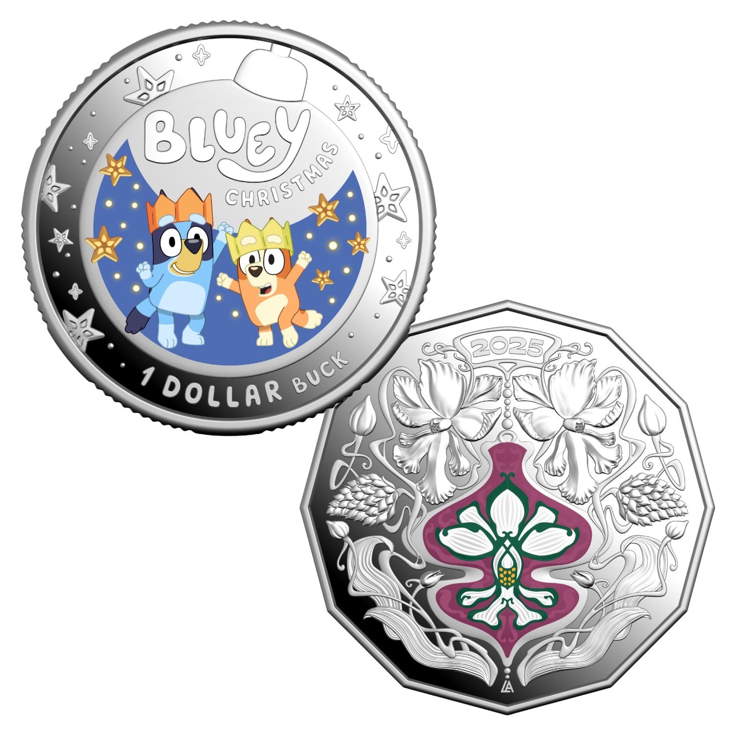 2025 Christmas Coin Collection: Bluey & Festive Florals