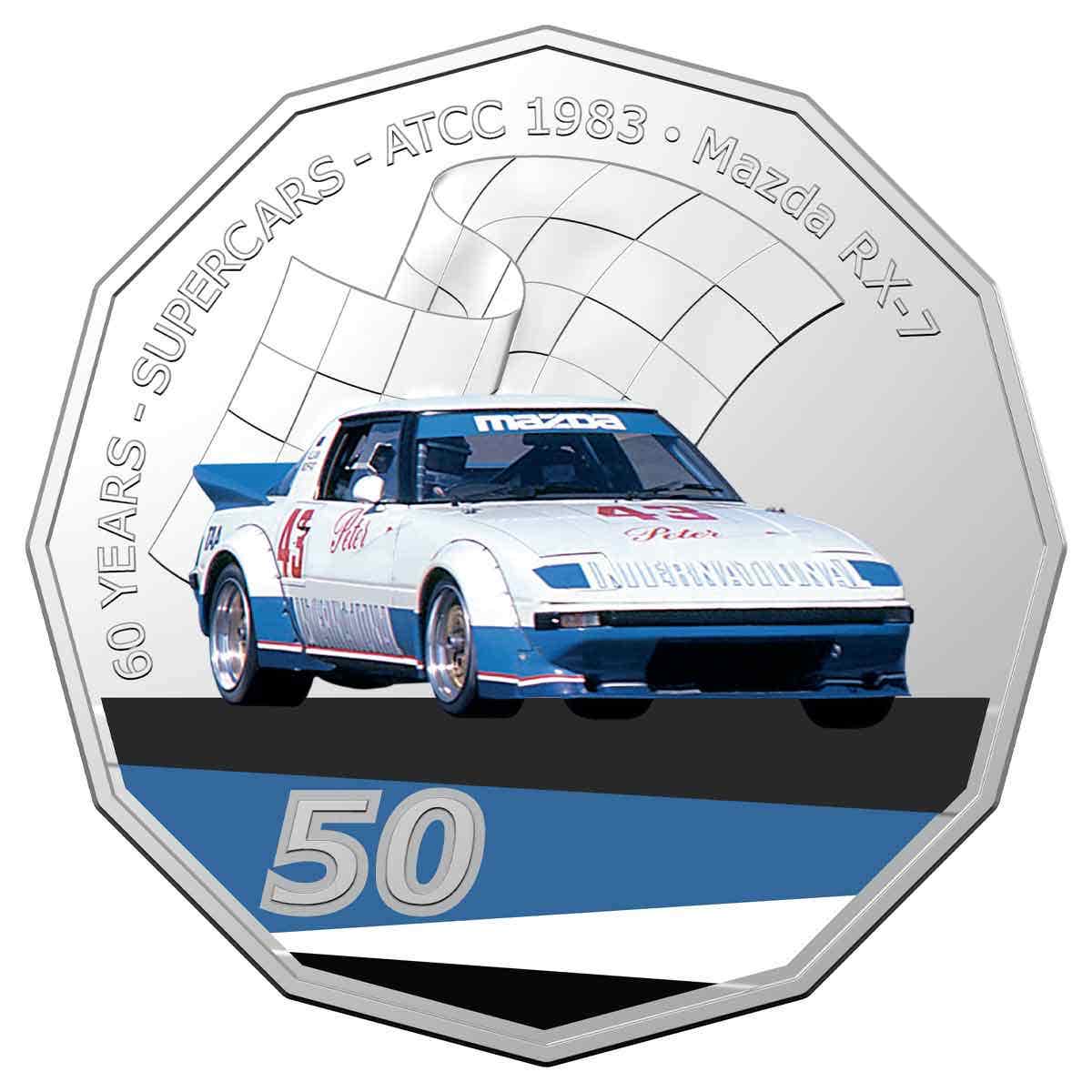 2020 50c - 1983 Mazda RX7 - 60 Years of Supercars