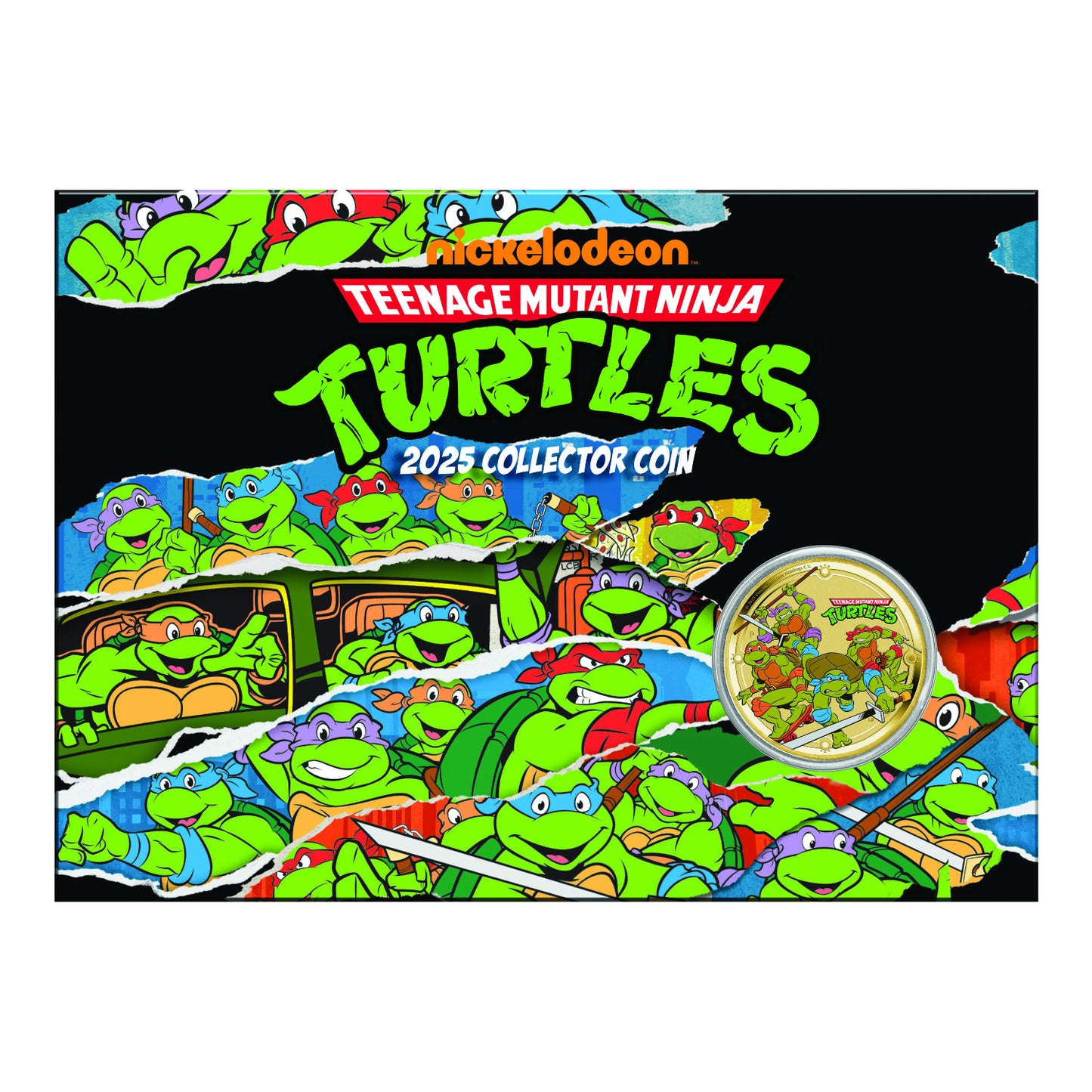 2025 $1 Collector Coin - Teenage Mutant Ninja Turtles