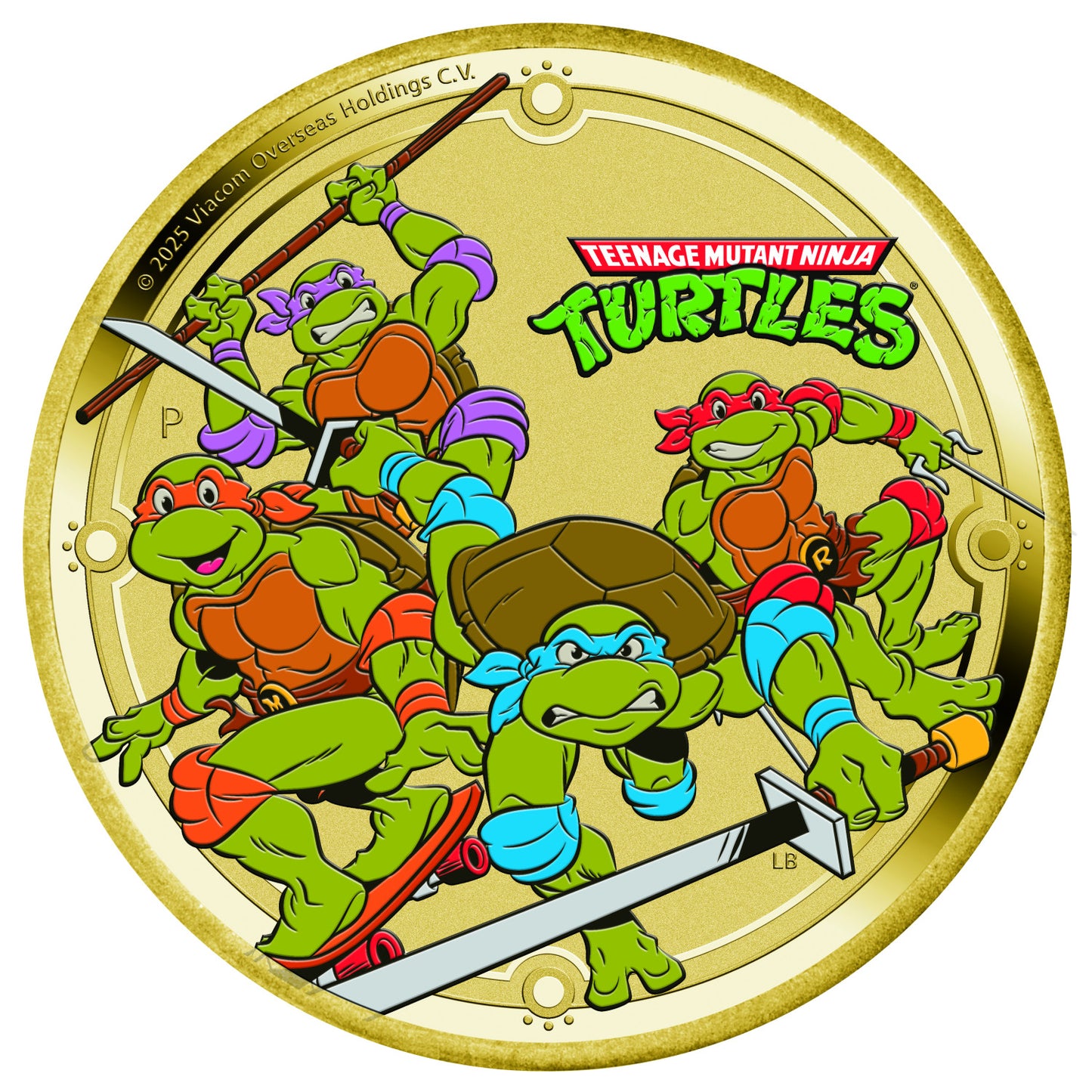 2025 $1 Collector Coin - Teenage Mutant Ninja Turtles