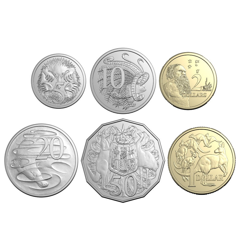 2026 Uncirculated 6-Coin Set - King Charles III (Inc. Mob of Six Roos $1)