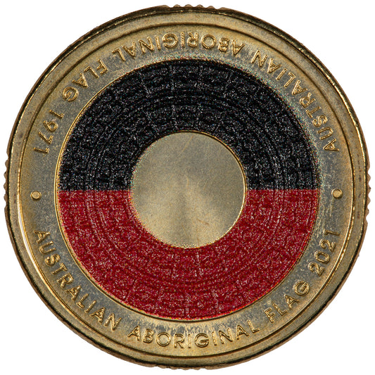 2021 $2 Coin - 50th anniversary of the Australian Aboriginal Flag - Uncirculated