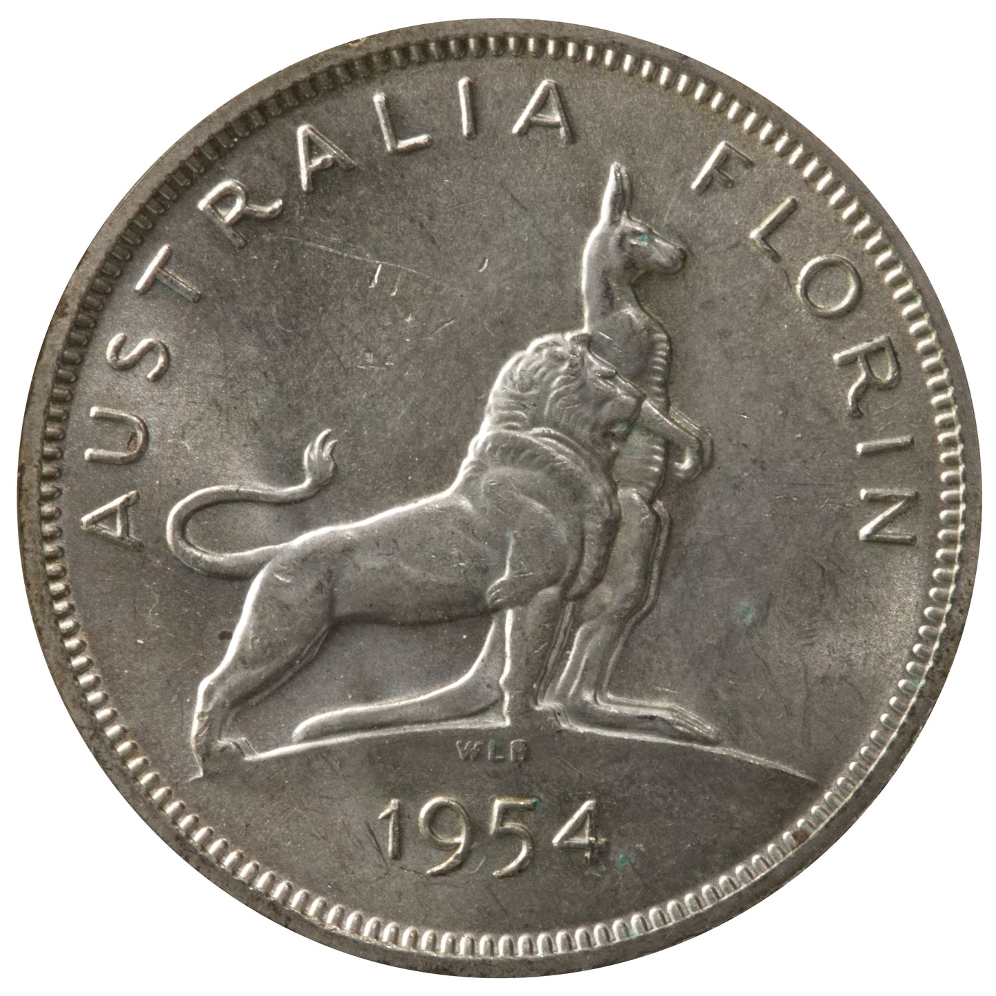1954 Australian Florin - Royal Visit - Uncirculated