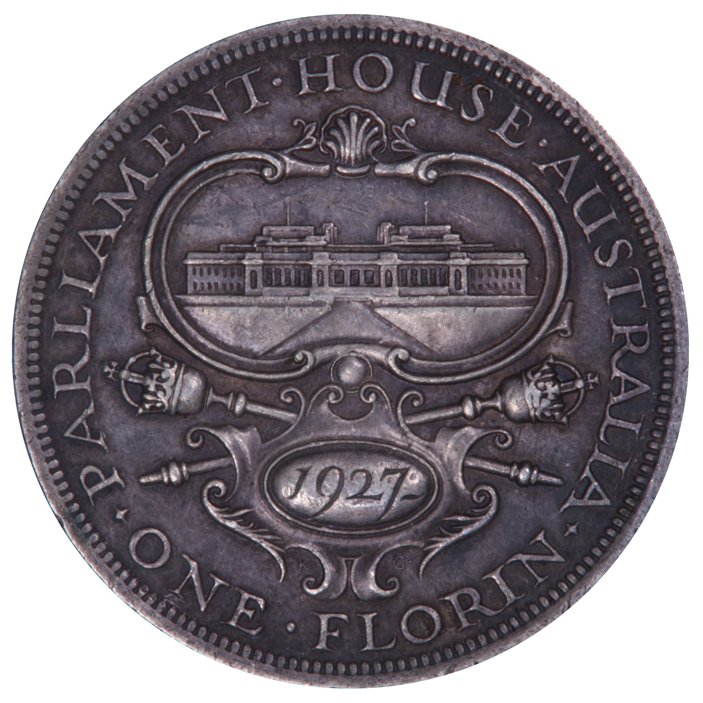 1927 Florin - Parliament House/Canberra Florin - Very Fine
